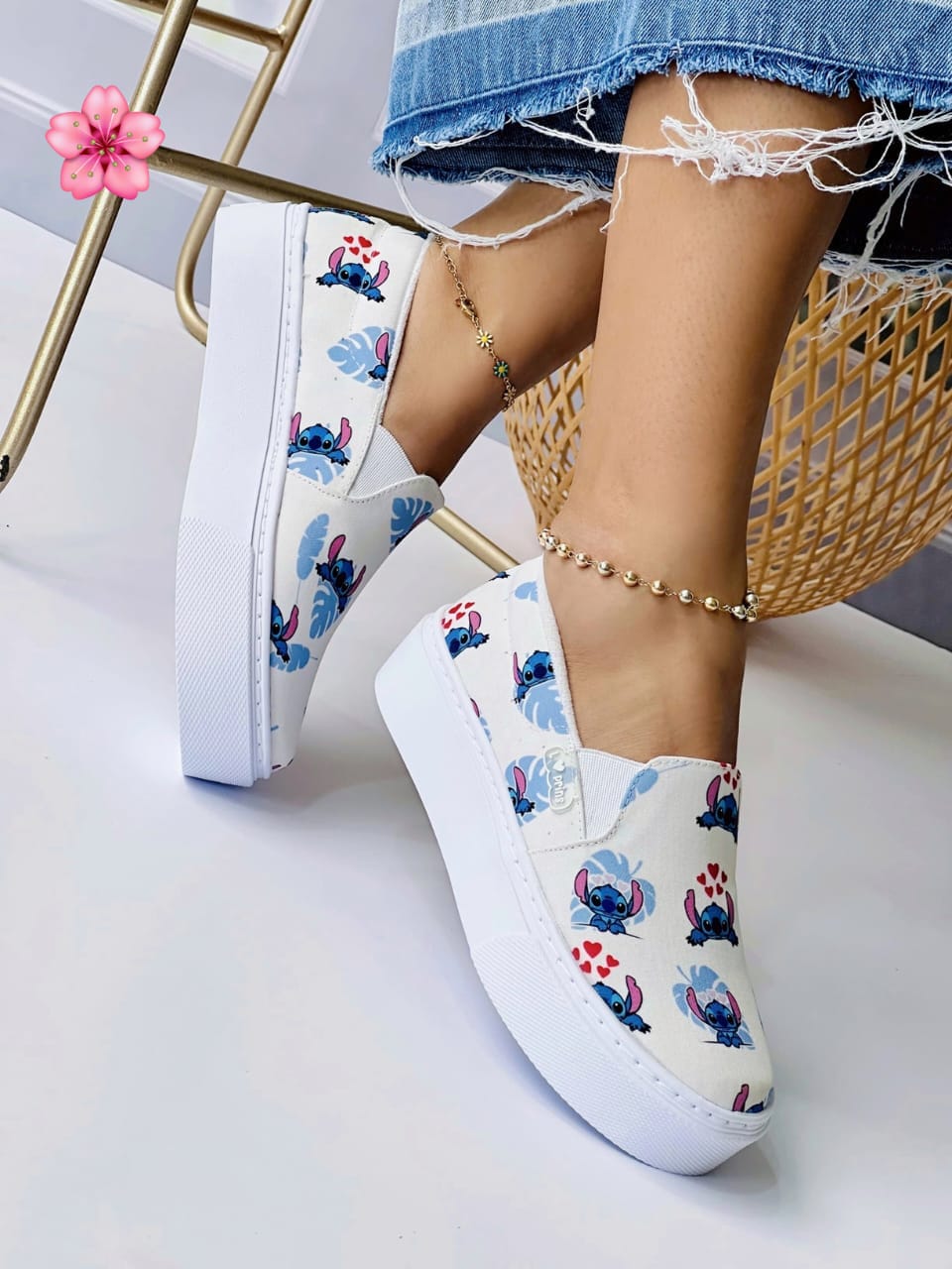Zapato Estampado Lavables Cosidos Suela Ultraliviana