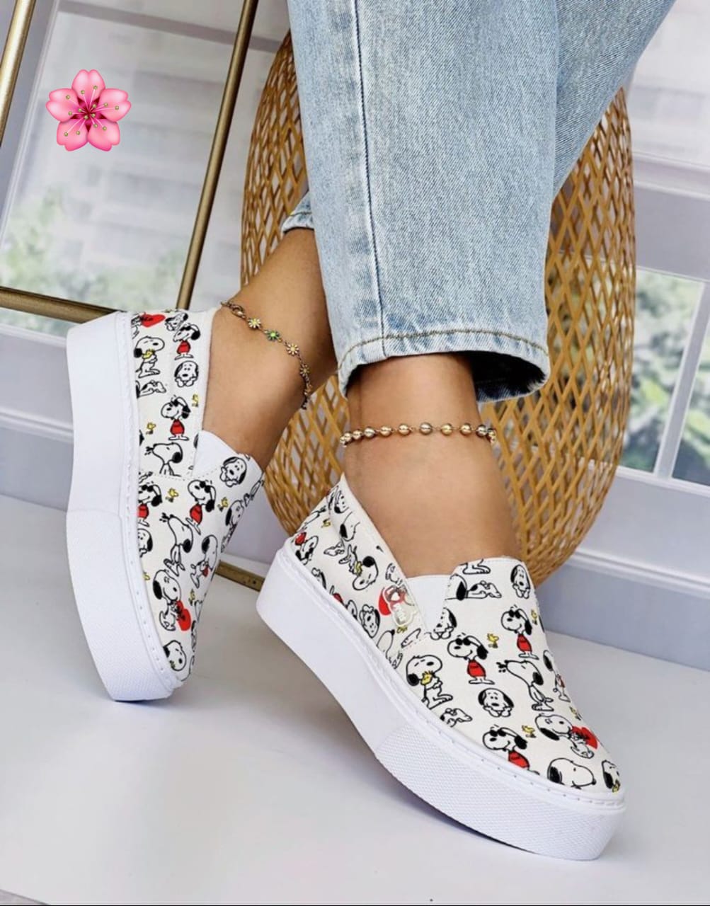 Zapato Estampado Lavables Cosidos Suela Ultraliviana