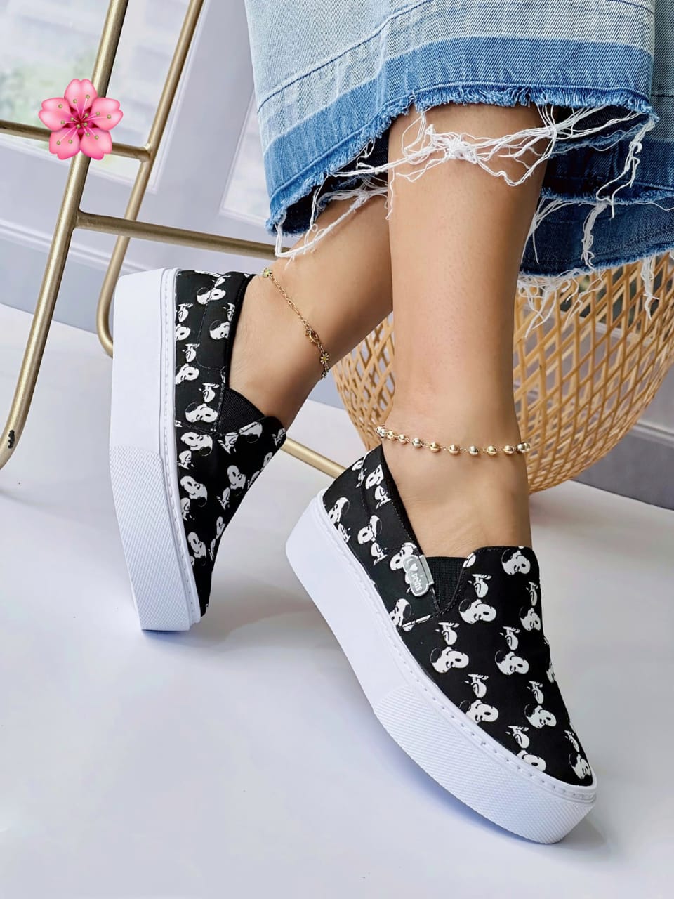 Zapato Estampado Lavables Cosidos Suela Ultraliviana