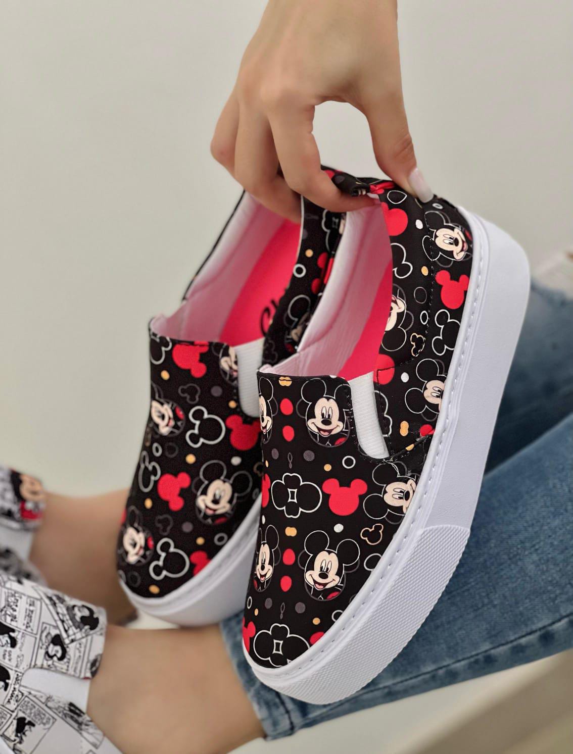 Zapato Estampado Lavables Cosidos Suela Ultraliviana