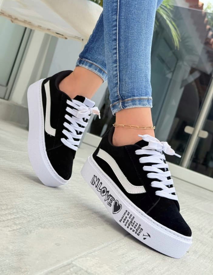 Zapatos Casual De Dama Con Cordones